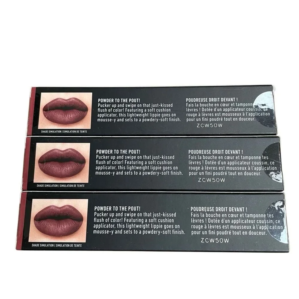 NYX Powder Puff Lippie -Pop Quiz‎ Red Matte Liquid Lipstick 3-pack